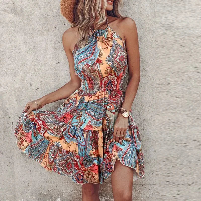 Loxlie | Rückenfreies Kleid