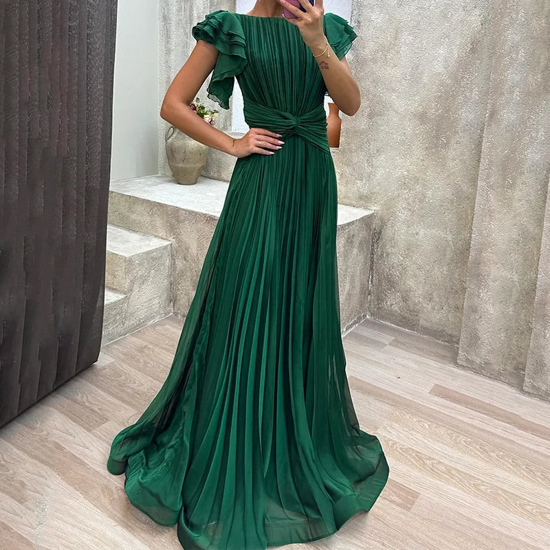 Plissiertes Abendkleid Rory