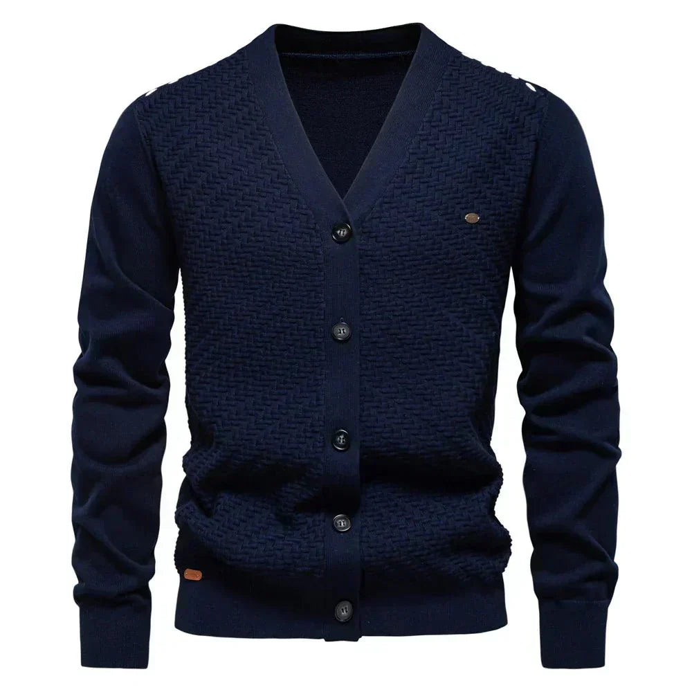 Schneider | Warmer Herren Cardigan mit V-Ausschnitt