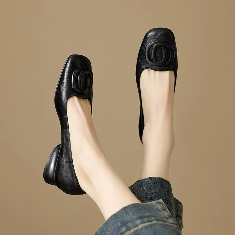 Opium Leder Ballerinas