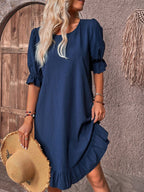 Isholde | Kleid mit halben Ärmeln