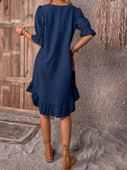 Isholde | Kleid mit halben Ärmeln