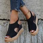 Ines | Entspannte Keil Sandalen