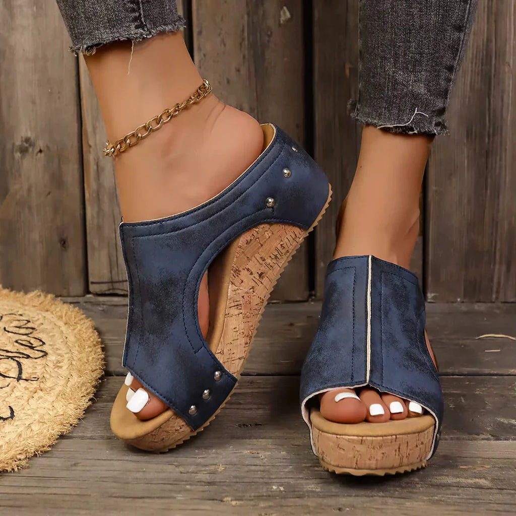 Sofia - Lumi Stud Wedges