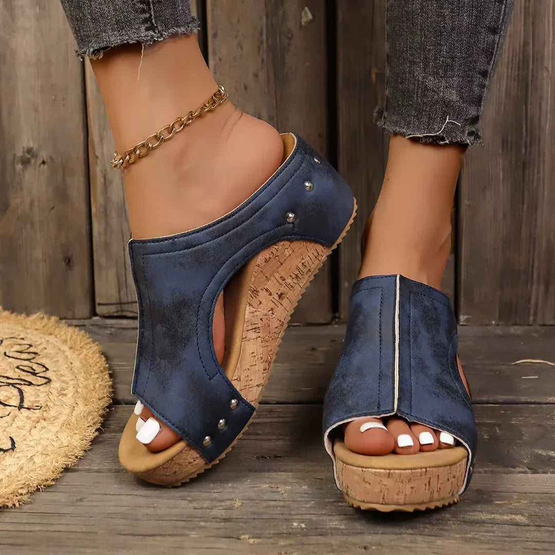 Sofia - Lumi Stud Wedges