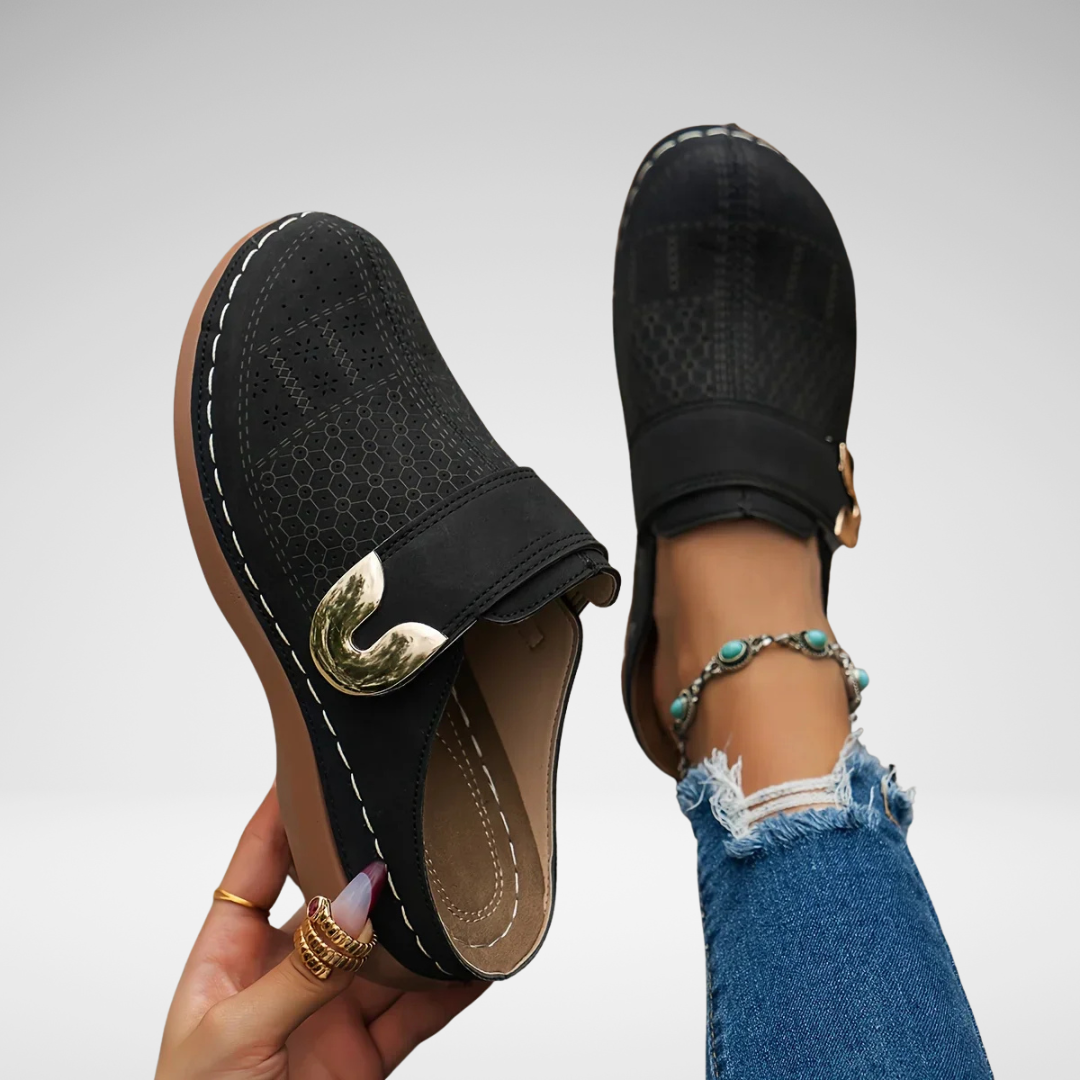 Elva | Schicke Stützende Keil Sandalen