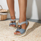 Jesse - Bequeme Ergonomische Sandalen mit Keilabsatz