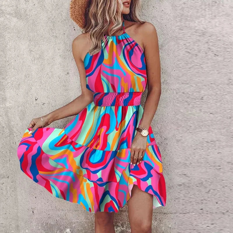 Loxlie | Rückenfreies Kleid