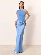 Maxikleid mit Schuldgefühl aus Satin