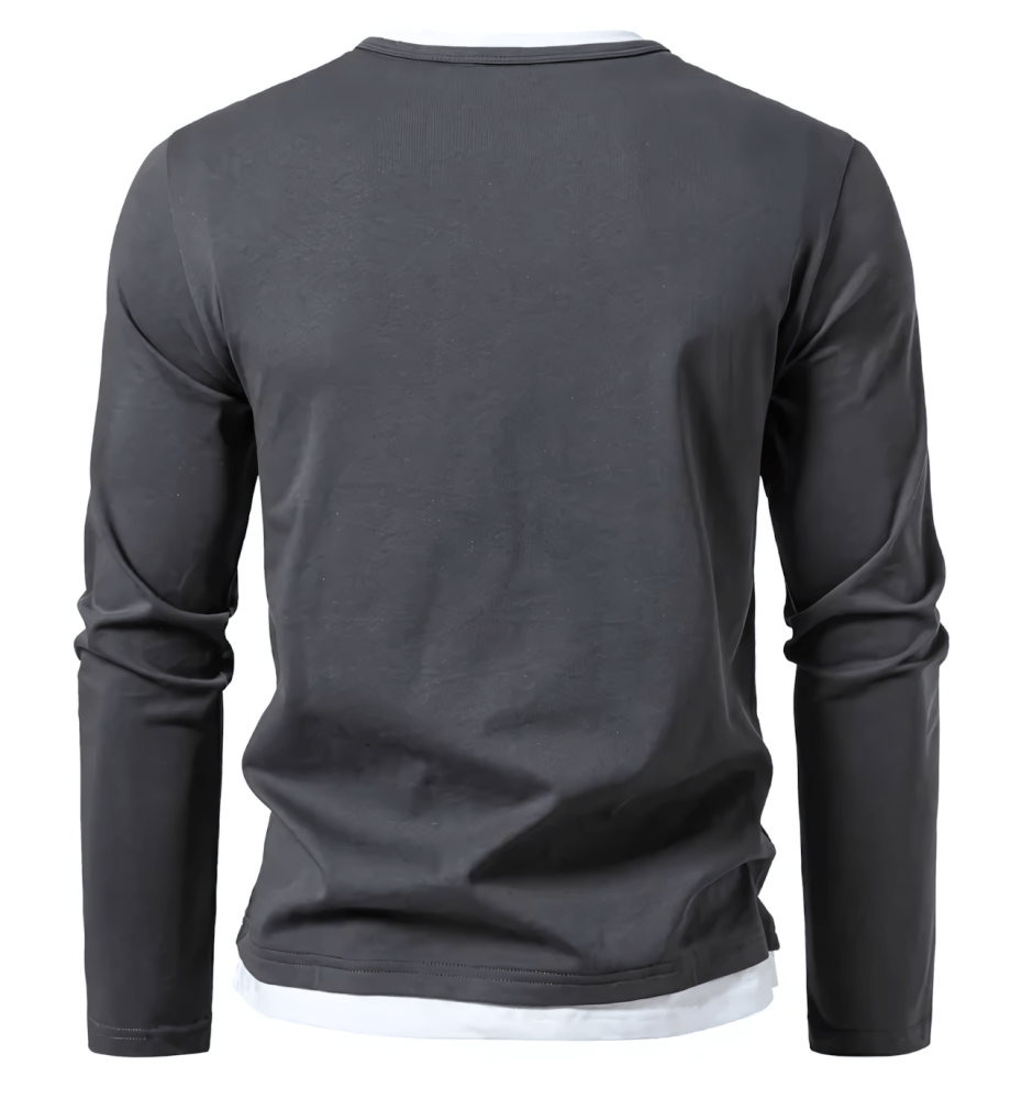 Alwin | Premium Langarmshirt aus gekämmter Baumwolle