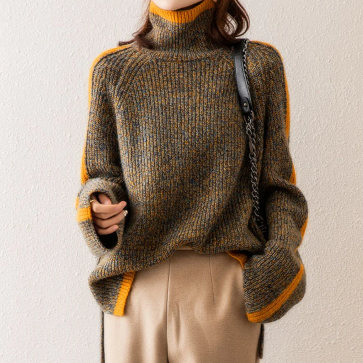 EVA I Pullover mit Rollkragen