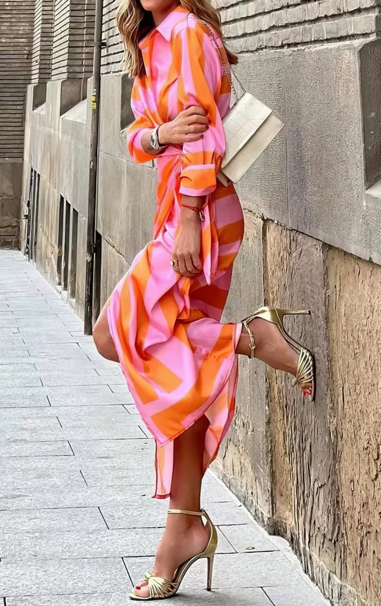 Elvina - Bedrucktes Wickelkleid