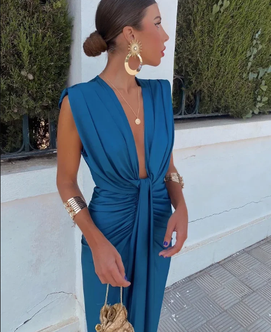 Elegantes Plissee-Kleid