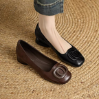 Opium Leder Ballerinas