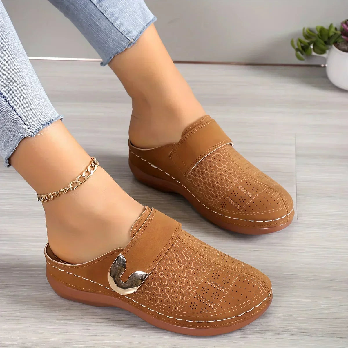 Elva | Schicke Stützende Keil Sandalen