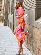 Claris | Gestreiftes Kleid