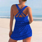 Grace | Raffung Tankini Badekleid