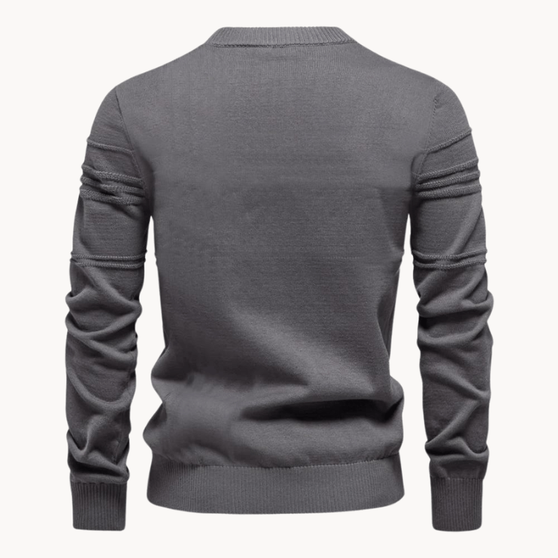 Burkhard | Stilvoller Herrenpullover mit Karodesign