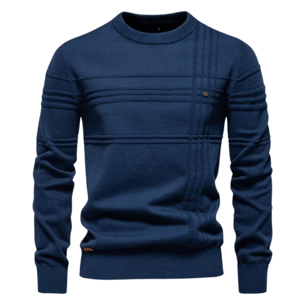 Burkhard | Stilvoller Herrenpullover mit Karodesign
