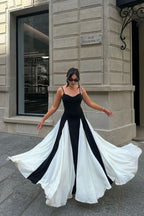 Elianna | Gestreiftes Maxikleid