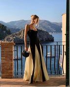 Elianna | Gestreiftes Maxikleid