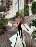 Elianna | Gestreiftes Maxikleid