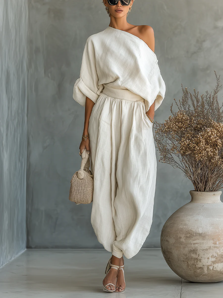 Demelza - Off-Shoulder 2-Teiliges Set