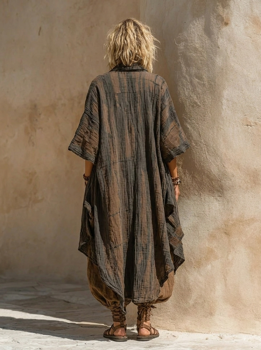 Margaret | Nomadisches Bohemian Kunstdruck Drei-Teile Set Outfit
