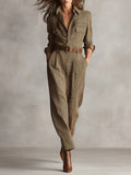 Lucinda – Eleganter Tweed-Overall