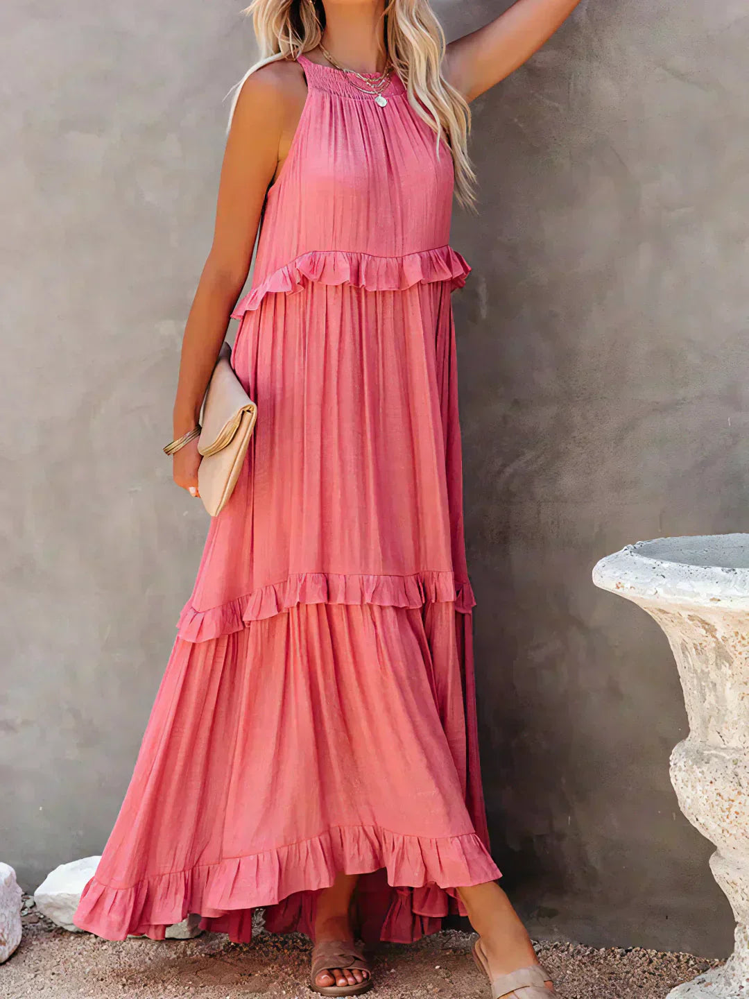 Dylilah | Kleid mit Rüschensaum