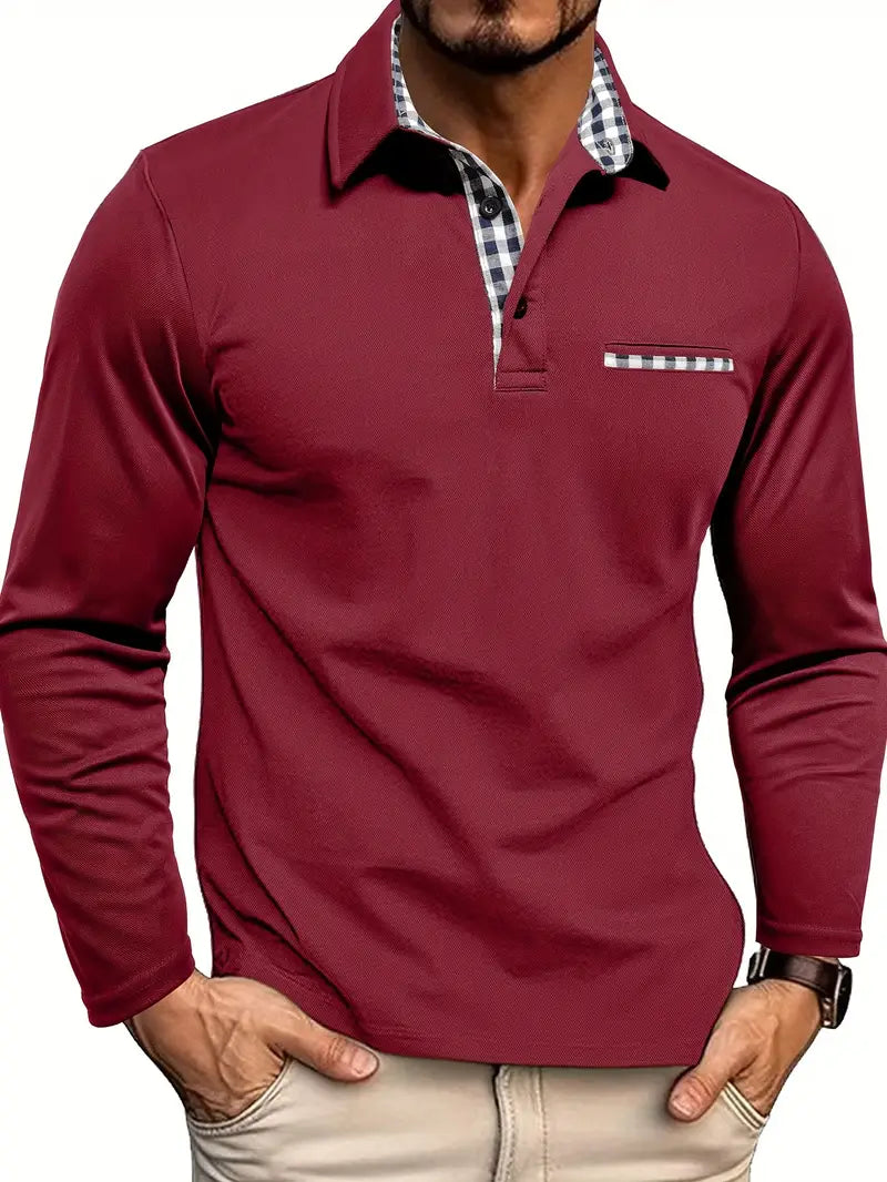 Piter - Langärmliges Polo-Shirt