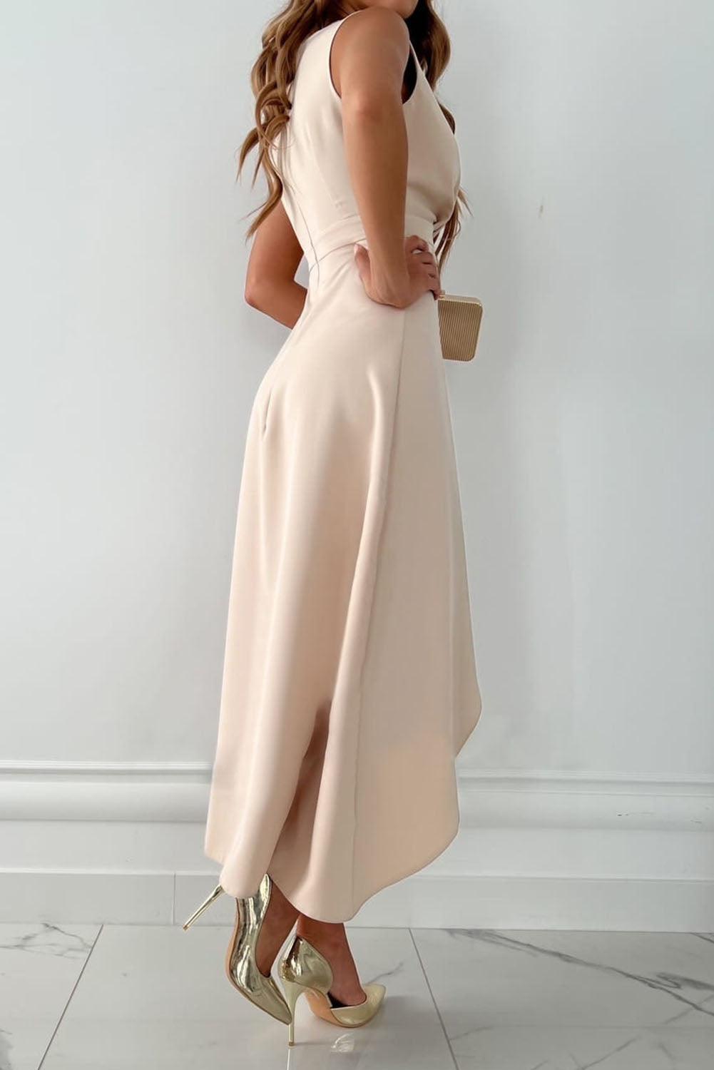 Rosenmuster Kleid