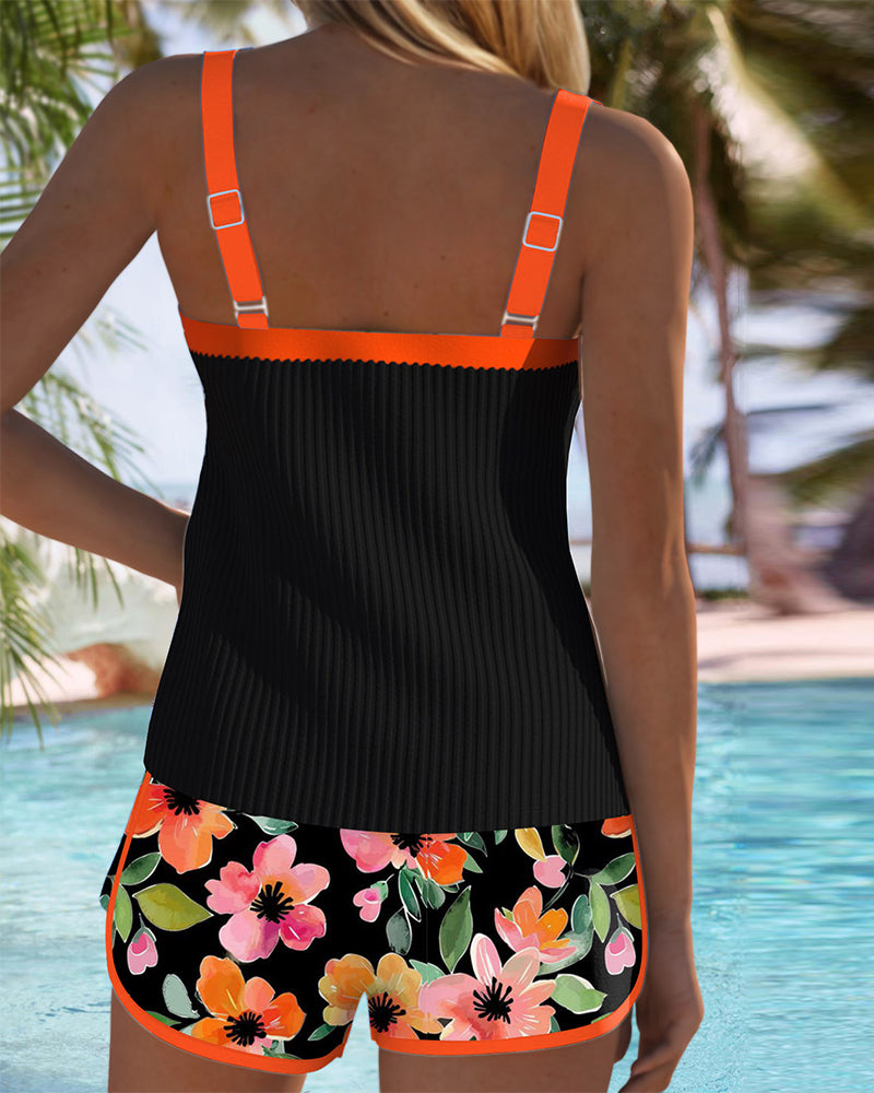 Matilda | Zweiteiliges Strand-Tankini-Hosen