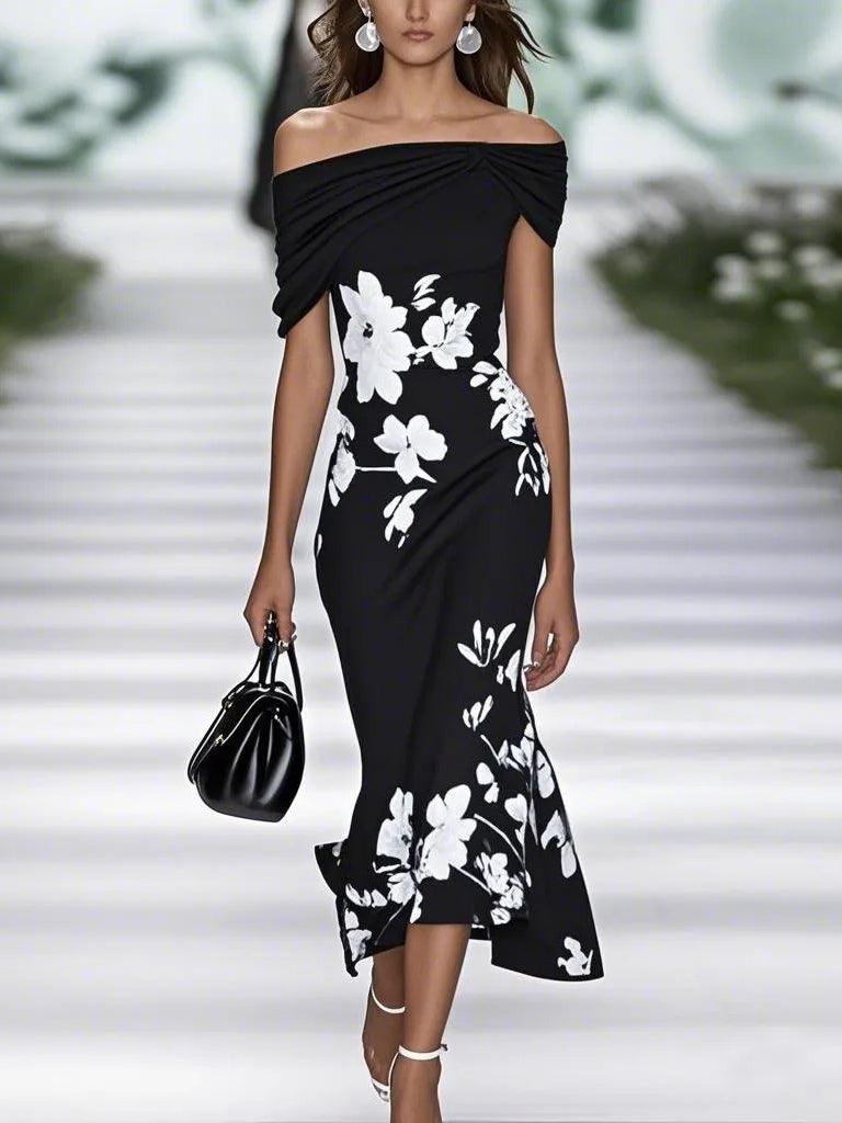 Frederique | Elegantes Kleid mit floralem Druck