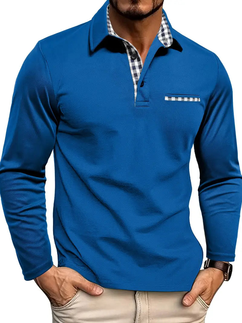 Piter - Langärmliges Polo-Shirt