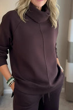 Quinn – Lässiges Turtleneck-Zweiteiler-Set