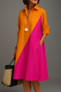 Kayla™ | Bequemes Midi-Kleid