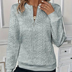 LUCIA I Pullover mit Reißverschluss