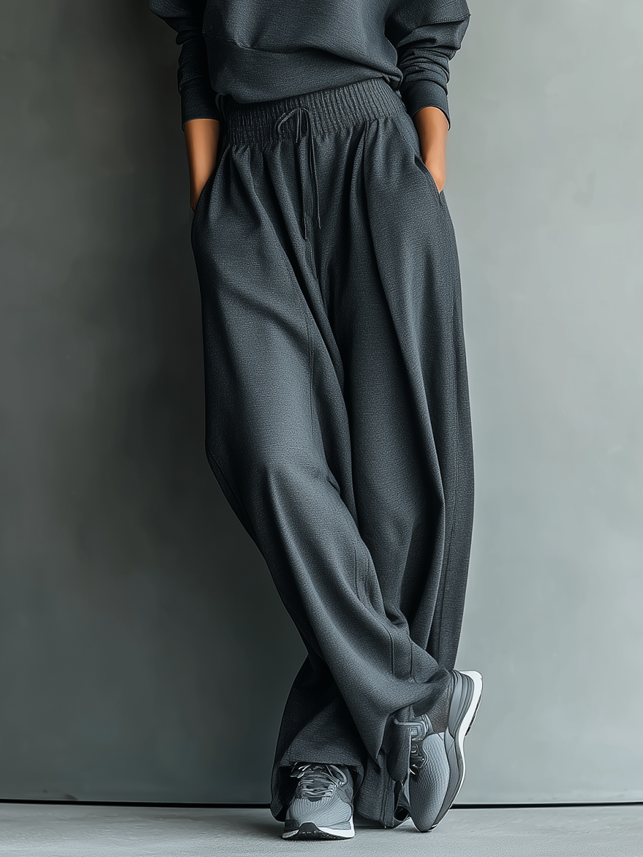 Strick Ensemble Weite Hose