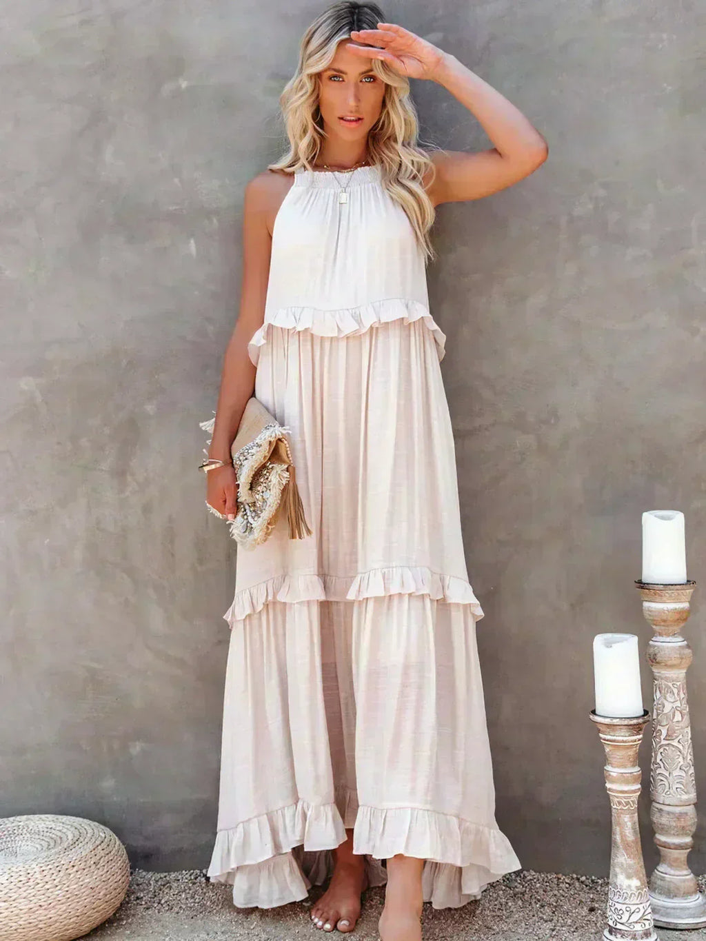 Dylilah | Kleid mit Rüschensaum