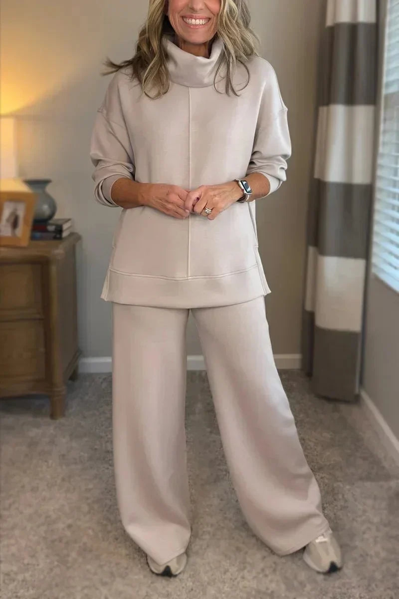 Quinn – Lässiges Turtleneck-Zweiteiler-Set