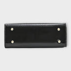 Olivia - Glänzende Krokodilprägung Handtasche