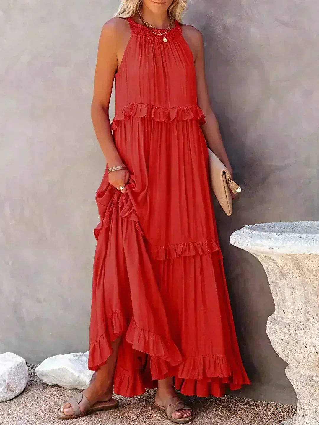Dylilah | Kleid mit Rüschensaum