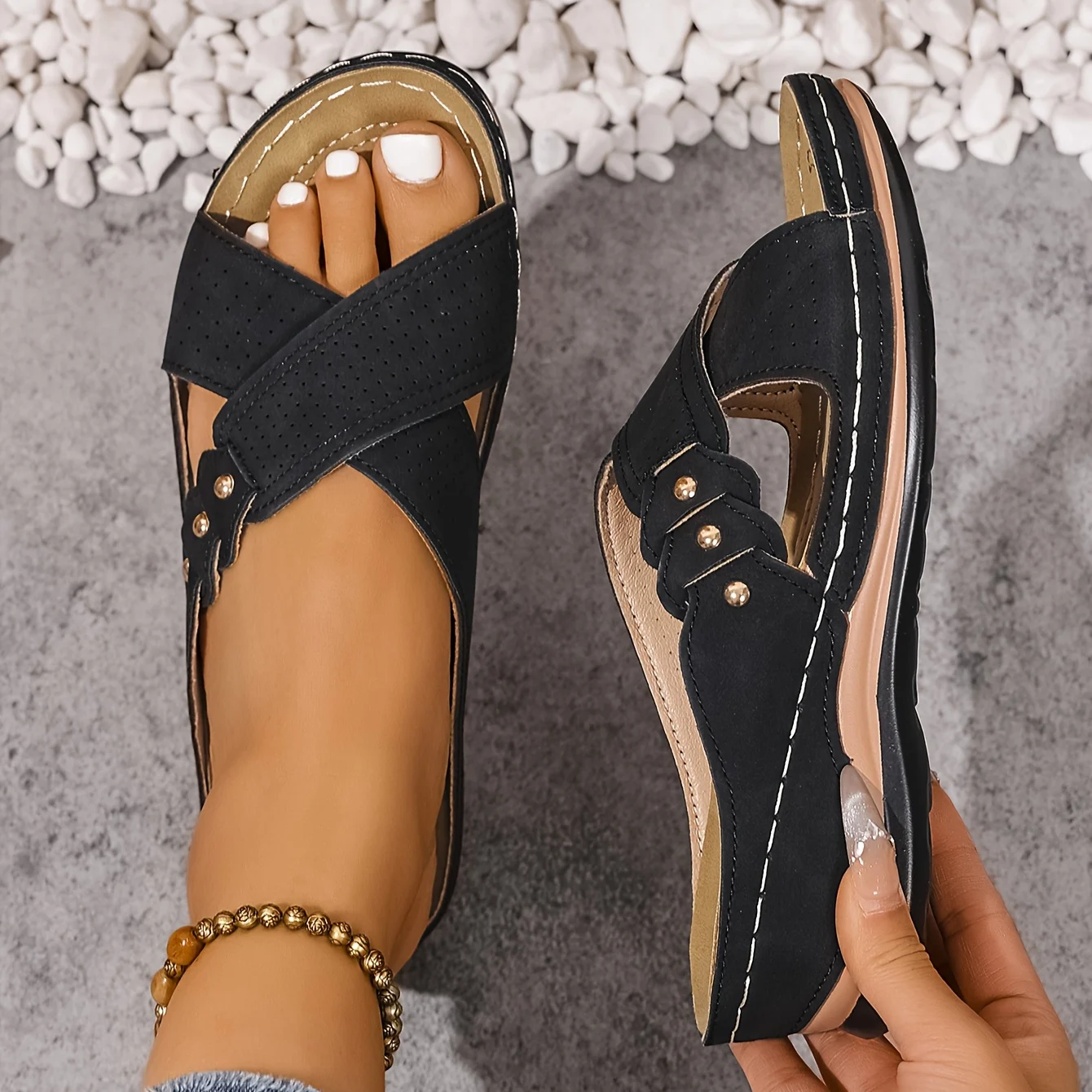 Pascalle | Orthopädische Keil-Sandalen