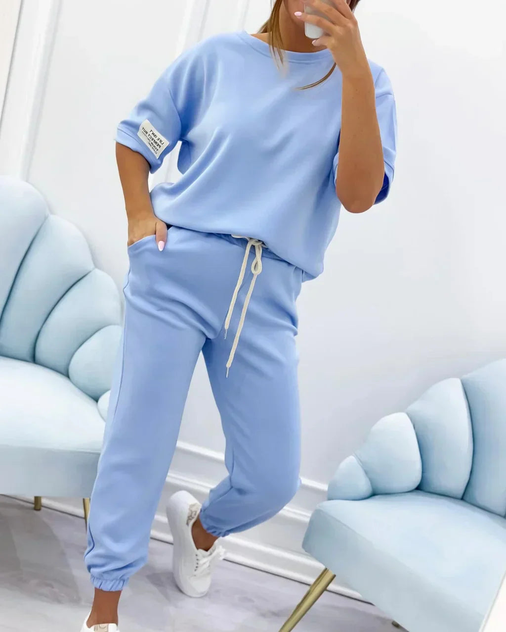 Hadley – Baumwoll- und Leinen-Casual-Set