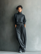 Strick Ensemble Weite Hose