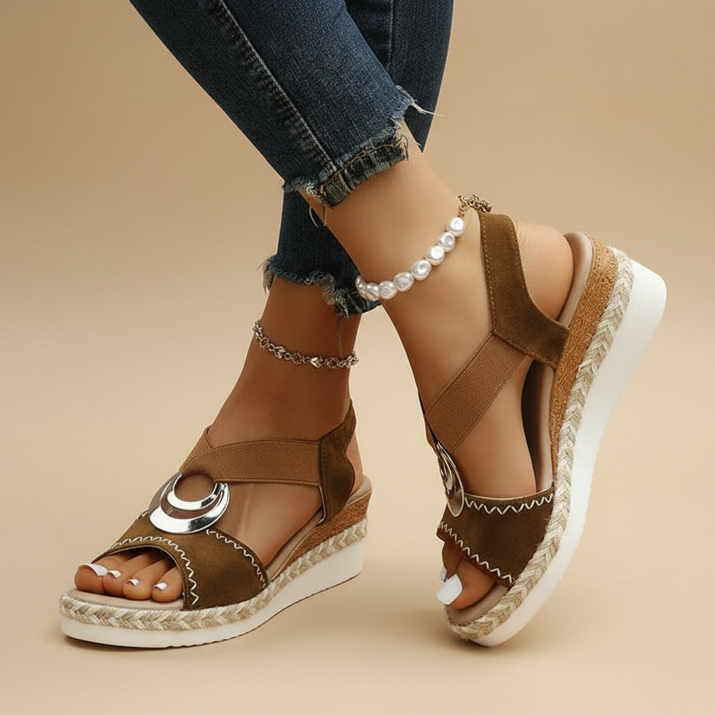 Zara | Elegante Plateau Sandalen