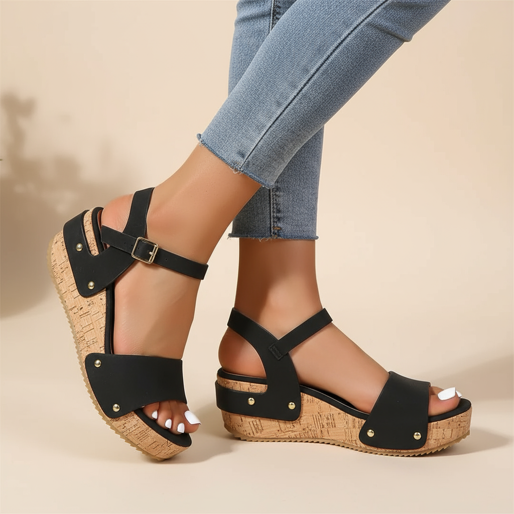 Daniela – Elegante Keilsandalen