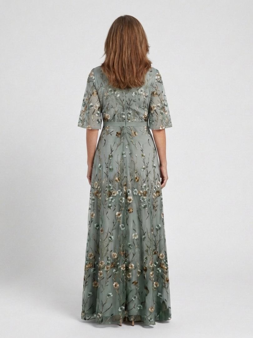 Evadne | Floral Maxikleid