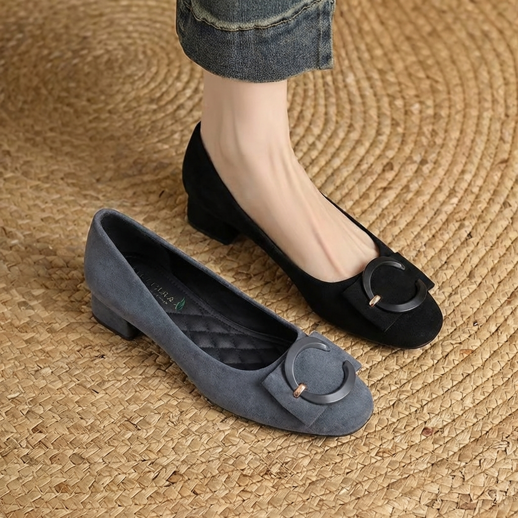 Elisé Wildleder Ballerinas